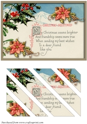 Christmas Mountains Oblique Panels