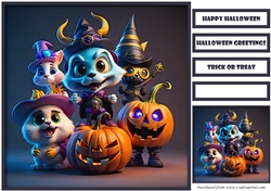 Halloween Animals Quick Card