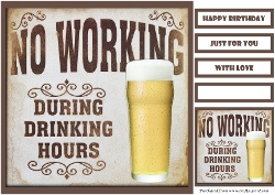 Beer Schedule Quick Card