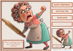 Angry Wife Quick Card