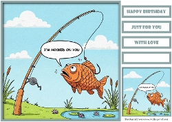 Fishing Funny Quick Card