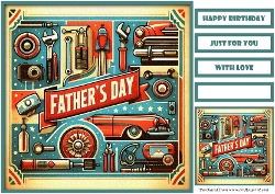 Vintage Fathers Day Quick Card