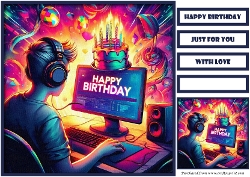 Birthday Teen Quick Card 1