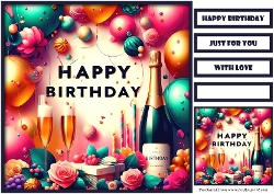 Birthday Celebration Quick Card 4