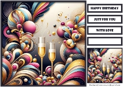Birthday Celebration Quick Card 5