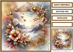 Birthday Celebration Quick Card 10