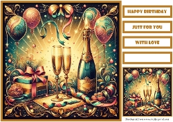 Birthday Celebration Quick Card 11