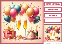 Birthday Celebration Quick Card 12