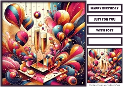 Birthday Celebration Quick Card 14