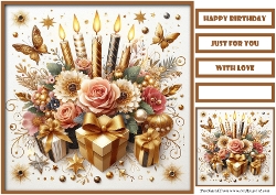 Birthday Celebration Quick Card 15