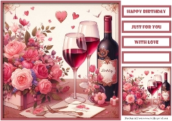 Image of cup1372356_1051 - Birthday Celebration Couple Quick Card 1