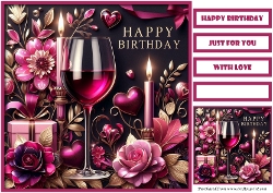 Birthday Celebration Couple Quick Card 8