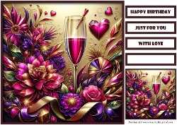 Birthday Female Quick Card 1