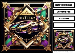 Birthday Male Quick Card 10