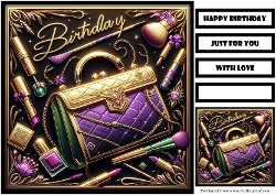 Birthday Female Quick Card 17