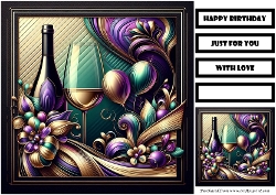 Birthday Female Quick Card 19