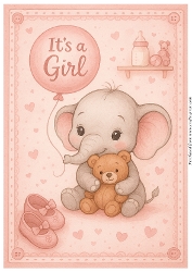 Baby Girl Shower A4