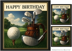 cup1389434_1051 - Golfing Birthday Wishes Quick Card 3