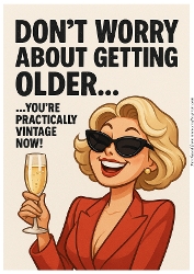 Funny Female Birthday A4 5