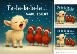 DD FUNNY CHRISTMAS FARM ANIMALS 17