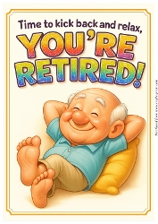 DD FUNNY MALE RETIREMENT A4 7