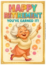 DD FUNNY FEMALE RETIREMENT A4 2