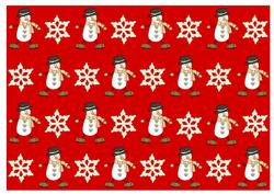 Christmas Snowman Background