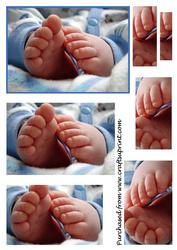 Baby Boy Feet Pyramid