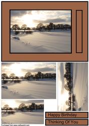 Winter Sympathy Quick Card