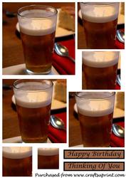 Pint of Beer Square Pyramid