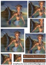 Fairy Mermaid Square Pyramid 2