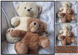 Playful Teddy Bears Topper