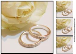 Silver Wedding Rings Topper