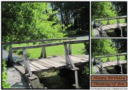 Wooden Bridge Topper