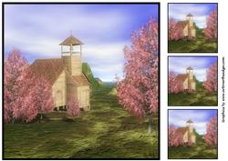 Wooden Church Topper