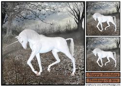 White Unicorn Topper