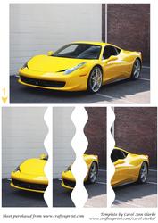 Yellow Ferrari Wavy Side Stacker