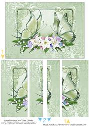 Butterflies and Flowers Side Stacker