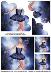 Ballerina Fairy Shell Edged Corner Stacker 1