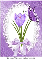 Blue Crocus A4