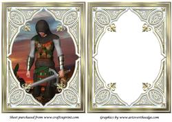 Medieval Knight Framed Topper