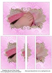 Baby Girl Feet Side Stacker