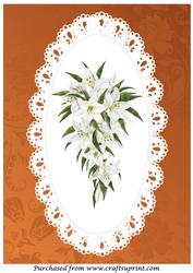 Easter White Lilies A4