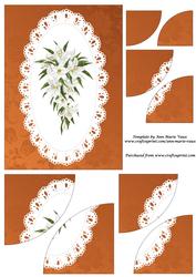 Easter White Lilies Duo Corner Stacker