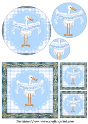 New Baby Boy Circle Pyramid