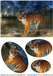 Mountain Tiger Oval Pyramid