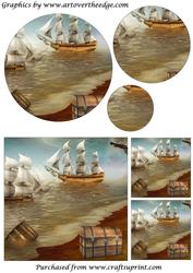 Pirate Ship Circle Pyramage