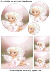 Cute Butterfly Fairy Circle Pyramid