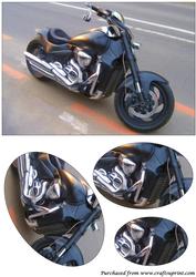 Motor Bike Oval Pyramid