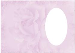 Antique Pink Rose Insert